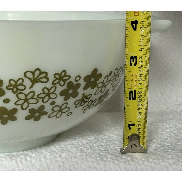 Pyrex Spring Blossom Cinderella 443 Mixing Bowl 2 1/2 Quart Capacity 1972-1979 - Picture 6 of 10